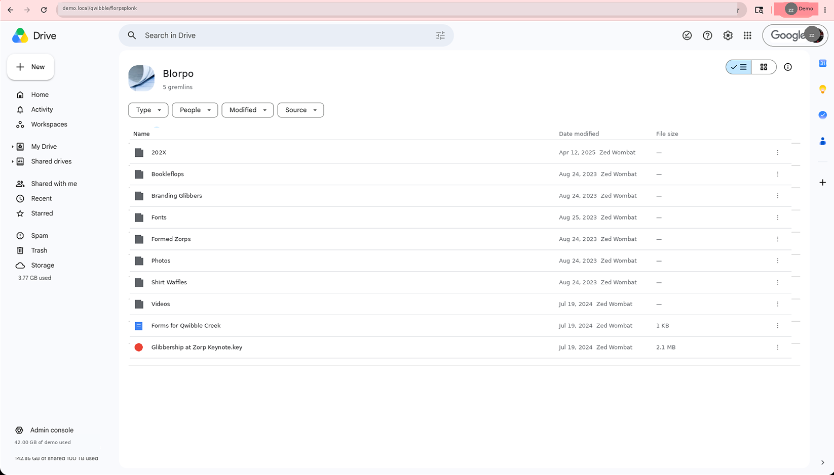 Google Drive — Narthx links your documents